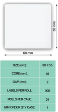 Load image into Gallery viewer, 25-SMDC201 - Blank (60 mm x 55 mm)

