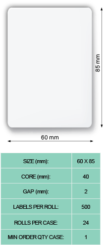25-SMDC202 - Blank Die-cut (60 mm x 85 mm)